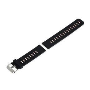 Silicone Strap for 22mm Watch – Black & Grey