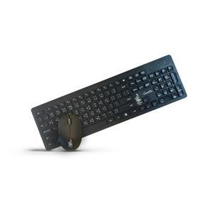Teutons Savilla Wireless Keyboard & Mouse Combo (TKMBCSZBE-BLACK)