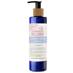 Mommy's Bliss Blissful Belly Lotion for Pregnancy Stretch Marks – Fragrance Free, 8 fl oz