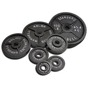 CAP Barbell Olympic Cast Iron Weight Plates, Single, 2.5 Lb.