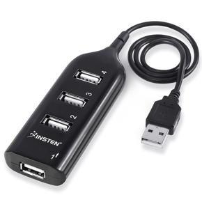 4 Port USB Hub Expander for Laptop PC Computer, External Multi 2.0 Splitter Extender for MacBook Pro 2015 & Air 2017 with Cable Cord