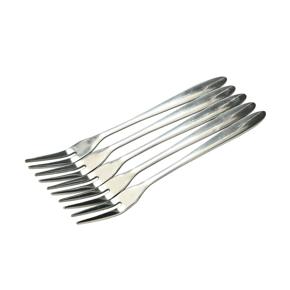 5/10 Pcs Stainless Steel Fruit Fork Two Tooth Dessert Fork Home Kitchen Supplies Creek