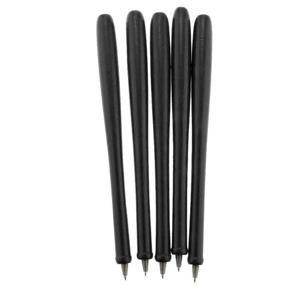 5 Piece Fine Wooden Ballpoint Pen Refills Biros Parts For Student Stationery Black