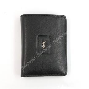 Black Stylish 100% Pure Leather Money Bag Wallet For Men (YSL)