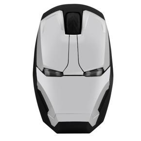 New Iron Man Wireless Game Mouse USB 2.4G 4D 1600 DPI 3 Colors Optical - Silver