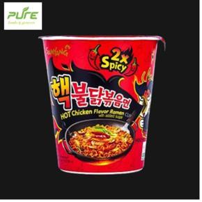 2X Hot Chicken Cup Noodles ramen 70Gm - Korea