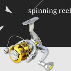 YUMOSHI Fishing Reel 5.5:1Spinning Fishing Reel Double Brake Wheels Fish Spinning Reel Fishing ReelforOcean Rivers E