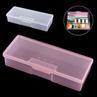 Transparent Nail Supplies Brush Kit Storage Box Plastic Container Organizer Case