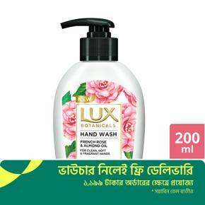 Lux Handwash Rose and Almond Oil Pump - 200ml