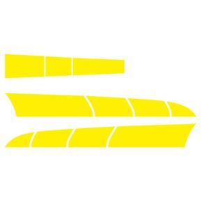 3pcs Car Hood Stripe Sticker Auto Racing Body Side Stripe Decal Skirt Roof Creative Stripe Refitting body pasting Car Body Styling Sticker Removable Waterproof