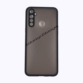 Realme 5 / Realme 5i / Realme 6i / Realme 5s - Smoke Matte Case with Soft Bumper Frame Slim Fit Protective Smoke Case Cover