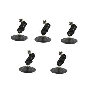 Camera Wall Mount Bracket,Monitor Holder,Black Speaker Brackets,Indoor Outdoor Ceiling Wall Mounts Projector Stand 5PCS