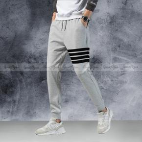 Gray Cotton Trendy Joggers for Men.