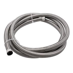 2M Siliver AN6 Nylon And Stainless Steel Braided Fuel Line 6AN