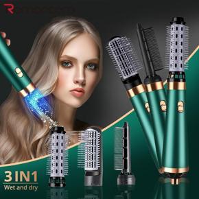 3-In-1 Hair Clipper Personal Care Styling Dryer And Volumizer Hot Air Brush Comb Hair Rod 5-Color Optional Home Appliances