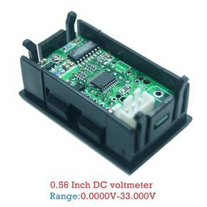 XHHDQES 2X Digital 0.56Inch LED Display 5 Bits DC 0-33.000V Voltmeter Voltage Meter Tester