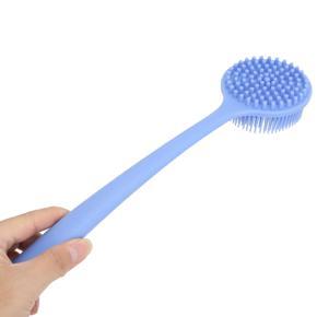 Bath Brush WIue Round Head Long Handle Silicone Body Scrubbing For WI