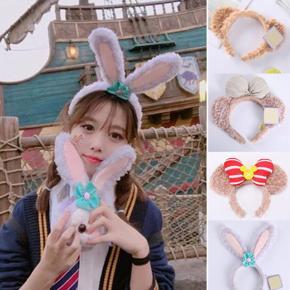 Lovely Cartoon Ear Headband for girls womenâ€˜s travel headwear