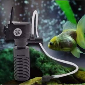 600L/Hour Big Size Silent Aquarium Filter Submersible Oxygen Internal Pump Sponge Water With Rain Spray For Fish Tank Air Increase 6W