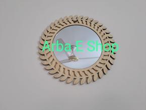 Wooden Wall Mirror Fully Hand Paint / For Best Home Decoration