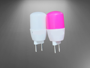 2 pieces Zero bulb, alternative to Zero watt bulb multicolor flower shape and two pin plug bulb, Night Bulb - Décor Lighting Light Bulbs