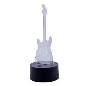 XHHDQES 2X 3D Electric Guitar Night Light 7 Color LED Change Press Switch Table Desk Lamp Art Light