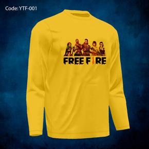 Freerire Man Yellow long Sleeve T-Shirt For Men