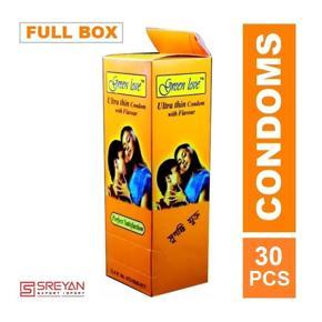 Green Love Ultra Thin Condoms - 30pcs Full Box