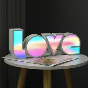 Leno LED light box LOVE letter light English alphabet decoration night light