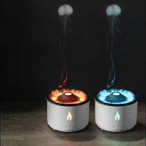 Smoke Ring Essential Oil Diffuser Simulation Flame Mist Humidifier Jellyfish Amora Diffuser Air Humidifier Mist Maker Fogger