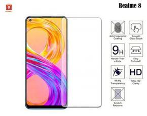 Realme 8 Tempered Glass Screen Protector 2.5D -Transparent