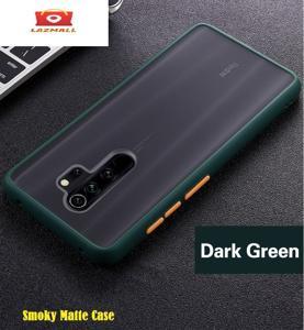 For Xiaomi Poco M2 Luxury Translucent Matte Cover (Shockproof And Anti-Drop Protection) Smoky Frosted Case