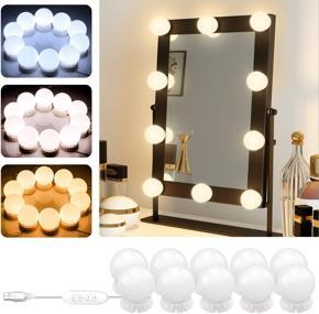 10 Pic Mirror Makeup Led Light