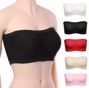 Cool Feel Soft Comfortable Strapless Tube Bra for Girls and Women