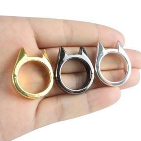 1pcs Ring Personal Men Women Survival Protection Finger Ring Safety Tool Stainless Steel