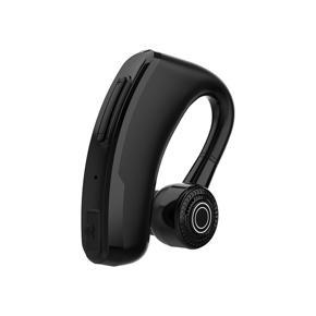 V10 Business Hanging Ear Stereo Caller ID Noise Reduction Wireless Headphones - black no charging case