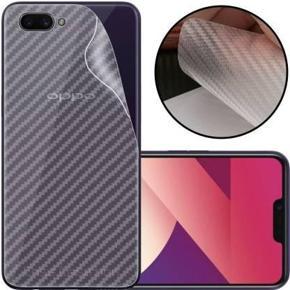 Oppo A3s Back Screen Guard Carbon Fiber Sticker 3D-transparent