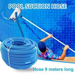 ARELENE 2pcs 6.3M Swimming Pool Vacuum Cleaner Hose Suction Swimming Replacement Pipe Pool Cleaner Tool