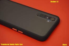 Realme X3 Translucent Matte Cover (Shockproof And Anti-Drop Protection) Smoky Frosted Case