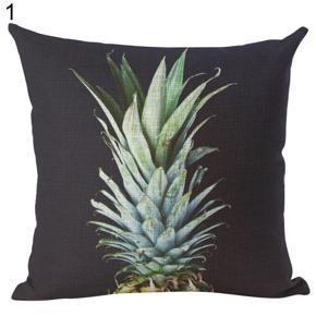 Colorful Pineapple Print Pillow Case Waist Throw Cushion CoverBedroom Decor