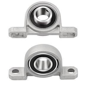 XHHDQES 4 Pcs Bearing Housing Flange Bearing 20mm KP004 Ball Bearing Block Pillow Block Bearing for Spare Parts for 3D Printer