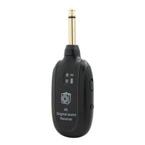 ARELENE A8 Guitar Wireless System Transmitter Receiver Built-in Rechargeable Built- in Rechargeable Wireless Guitar Transmitter
