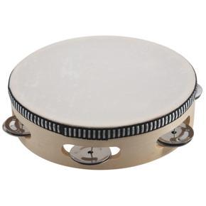 7 inch Musical Tambourine Tamborine Drum Round Percussion Gift for KTV Party