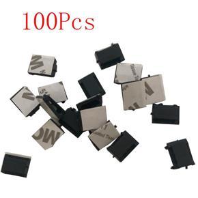 100pcs Self Adhesive Cable Clips Wire Holder Cord Organizer Fixed Clamps  Car - Small