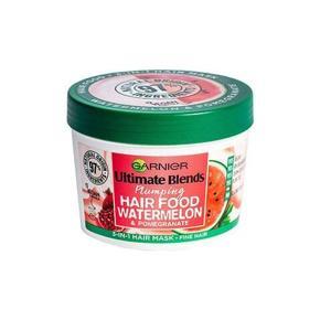 Garnier_Ultimates Blends Plumping Hair Food Watermelon & Pomegranate Shampoo 3 in 1 Hair Mask (Fine Hair) - 390ml