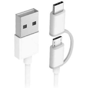 BRADOO 2-In-1 USB Cable (Mini USB to Type C) 100cm Applicable to All Type -C Products and Mini Products