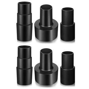 ARELENE 6 Pieces Universal Vacuum Hose Adapter Wet Dry Vacuum Converter Reducer Attachments for Vacuum Cleaner