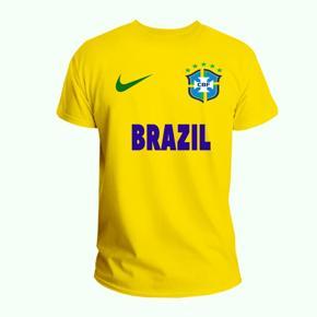 Brazil Jersey with Collar & Half Sleeve