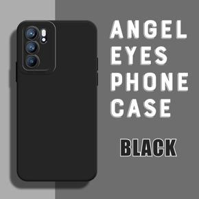 Hontinga for OPPO Reno6 5G Back Cover Simple Multicolor Fashion Case Camera Protection Soft Silicone TPU Phone Cases