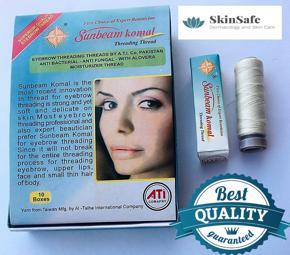 Threading Thread For Eyebrow And Facial PACK OF 10 ( SUNBEAM KOMAL ), All Purpose Thread - sewing, Eyebrow, Facial, Embroidery, hand Work